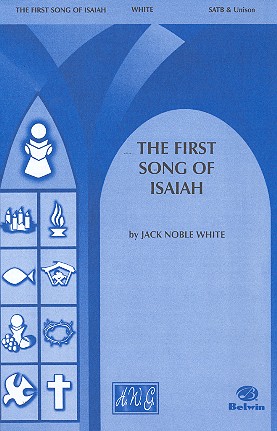 First Song of Isaiah for mixed chorus and instruments, vocal score