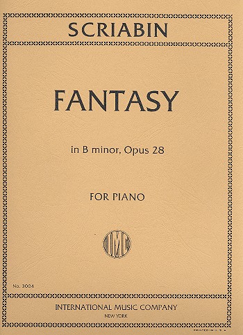 Fantasy in b minor op.28 for piano