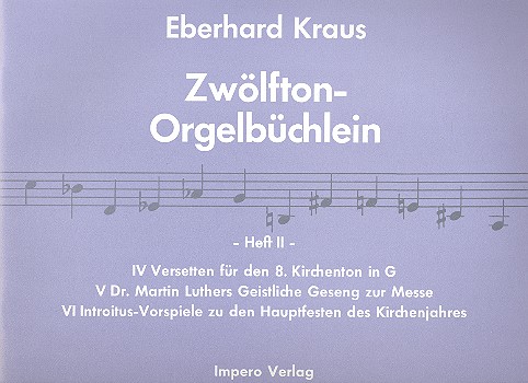 Zwlfton-Orgelbchlein Band 2