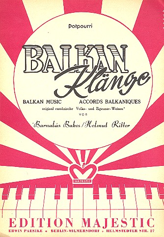 Balkan Klnge - Potpourri fr Klavier