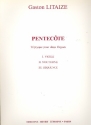 Pentecote triptyque pour 2 orgues, partition Vigile, Nocturne et Séquence