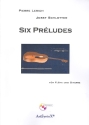 6 prludes (+CD) fr Flte und Gitarre