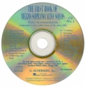 First Book of Mezzo-soprano solos vol.1 2 CDs (piano accompaniment)