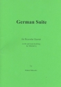 German Suite for recorder quartet (with opt. TbGbCb) score and parts