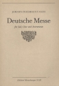 Deutsche Messe fr Soli, gem Chor und Instrumente, Part.+Instrumentalstimmen