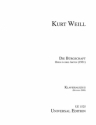 Die Brgschaft Oper in 3 Akten Klavierauszug (rev.2000) Neher, Caspar, Text