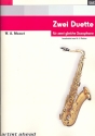 2 Duette  fr 2 Alt-Saxophone Stimmen