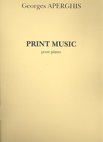 Print Music pour piano (2001)