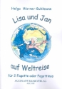 Lisa und Jan auf Weltreise fr 2 Fagotte (Fagottinos) Spielpartitur