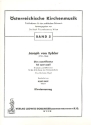 Dies sanctificatus  und Tui sunt coeli fr gem Chor, Orchester und Orgel Klavierauszug