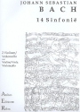 14 Sinfonien BWV787-800 fr 2 Violinen und Violoncello (Vl, Va, Vc), Stimmen