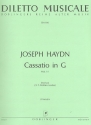 Cassatio G-Dur Hob.II:1 fr Flte, Oboe, 2 Violinen, Violoncello und Ba,  Stimmenset