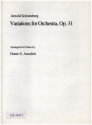 Variations for orchestra op.31 for piano solo
