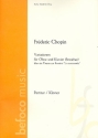 Variationen ber ein Thema aus Rossinis La Cenerentola fr Oboe und Streicher (Klavier),  Partitur (KA) und Stimmen