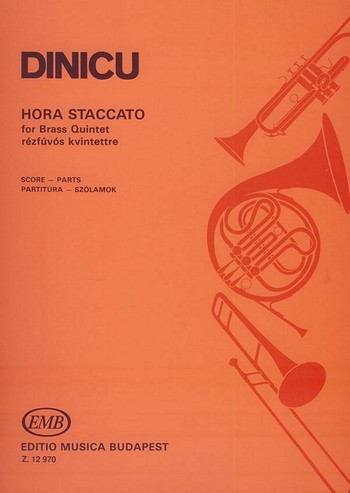 Hora staccato fr Blech- blserquintett, Partitur+Stimmen Farkas, A., Bearb.