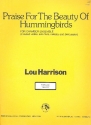 Praise for the Beauty of Hummingbirds for 2 violins, flute, celesta and percussion 5 scores
