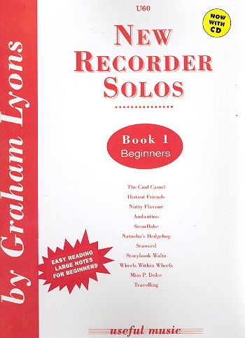New recorder solos vol.1 (+CD) for beginners