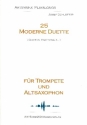 25 moderne Duette (+CD) für Trompete und Altsaxophon Spielpartitur