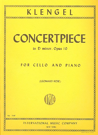 Concertpiece d minor op.10 for cello and piano