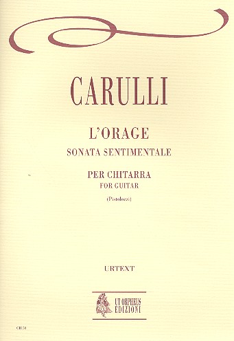 L'orage sonata sentimentale per chitarra Pistolozzi, E., ed