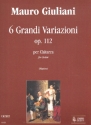 6 grandi variazioni op.112 per chitarra (Urtext)