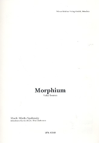 Morphium: fr Klavier (erleichterte Fassung)