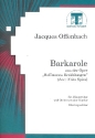 Barcarole aus Hoffmanns Erzhlungen fr Mnnerchor und Klavier Klavierpartitur