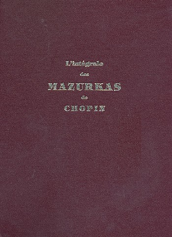 L'integrale des Mazurkas en 14 volumes pour 2 guitares,  2 parties
