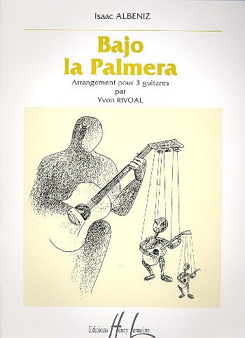 Bajo la Palmera pour 3 guitares, partition+parties