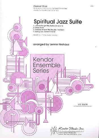 Spiritual Jazz Suite for 3 clarinets in b, alto clarinet and bass clarinet in b score and parts