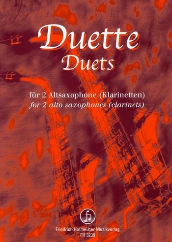 Duette fr 2 Altsaxophone (Klarinetten)