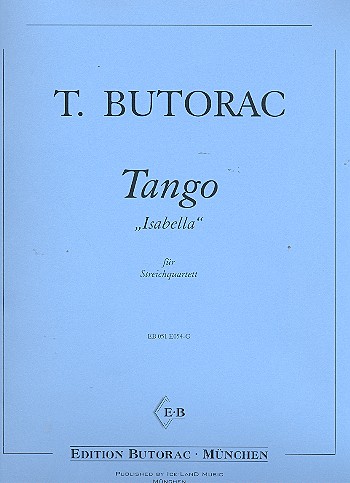 Tango Isabella fr Streichquartett Partitur