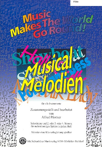 Musical-Melodien fr flexibles Ensemble Flte