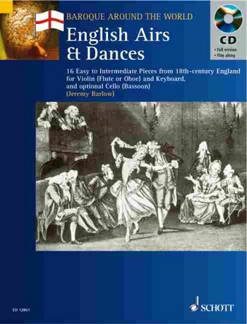 English Airs and Dances (+CD) 16 pieces from 18th-century England for violin and piano and optional cello