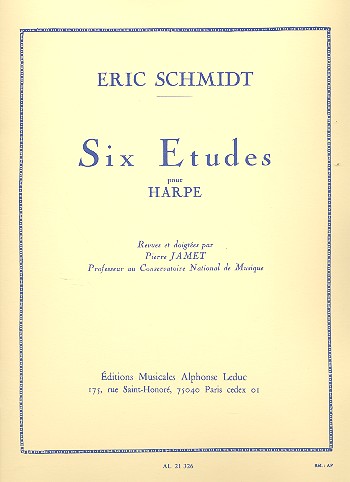 6 tudes pour harpe Jamet, P., ed