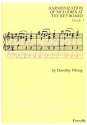 Harmonization of melodies at the keyboard vol.1