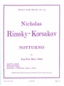 Notturno for trumpet (horn), horn (trumpet), trombone (horn) and baritone (trombone, horn, tuba),  score and parts
