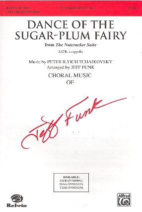 Dance of the Sugar-Plum Fairy for mixed chorus and piano score
