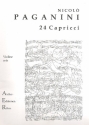 24 Capricci  fr Violine