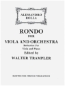 Rondo for viola and orchestra for viola and piano
