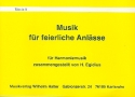 Musik fr feierliche Anlsse: fr Blasorchester Tuba in B