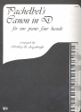 Pachelbel's Canon D major for piano 4 hands