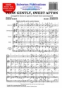 Flow gently  sweet Afton for mixed choir or quartet a cappella score
