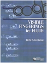 Visible fingerings for flute