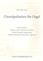 Choralprludien fr Orgel
