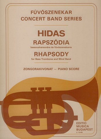 Rhapsody for bass trombone and wind band score