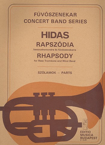 Rhapsody for bassd trombone and wind band score