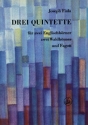 3 Quintette fr 2 Englischhrner, 2 Waldhrner und Fagott Partitur und Stimmen