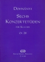 6 Konzertetden op.28 fr Klavier