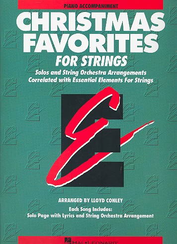 Christmas Favorites: for strings piano accompaniment